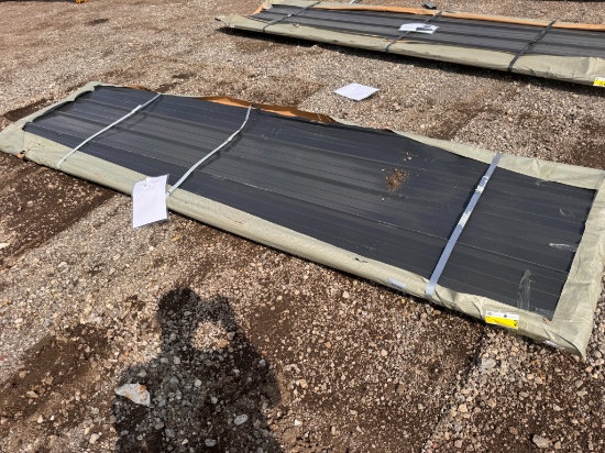 50 Sheets of 12' x 36" Steel Barn Metal, Color: Black