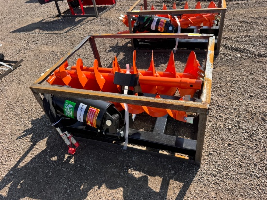RayTree Skid Steer Auger w/ 3 Bits