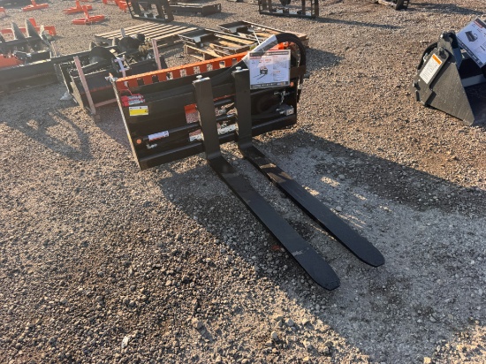 Wolverine Skid Steer 48" Forks w/ Hydraulic Positioning
