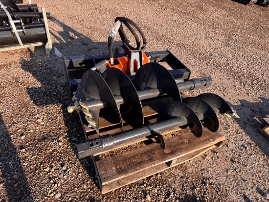 Wolverine Skid Steer Auger w/ 2 Bits