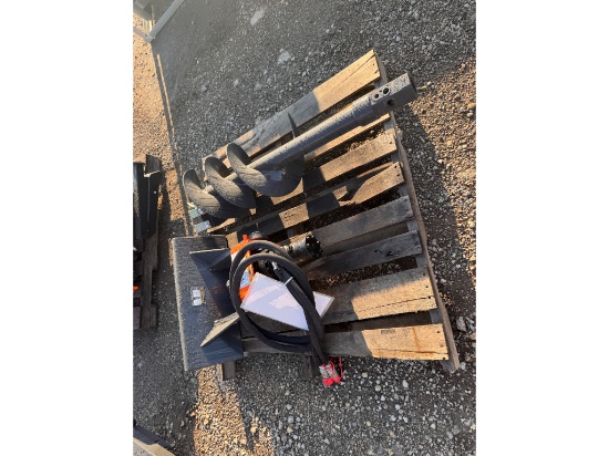 Wolverine Mini Skid Steer Auger Drive w/ 12" Bit