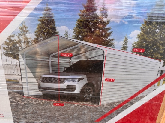 SDLanch 12' x 20' Metal Carport