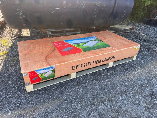 12' x 20' Steel Carport Model CP1220