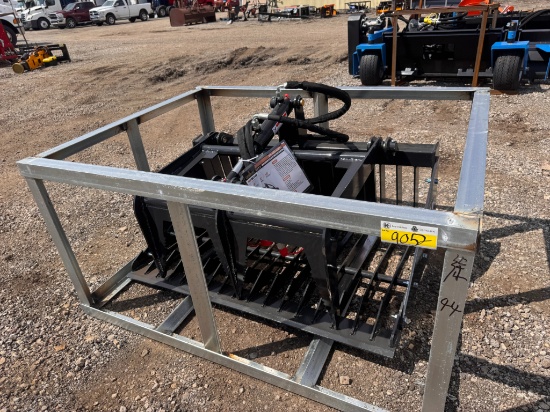 Land Honor Mini Skid Steer 44" Rock Grapple Bucket