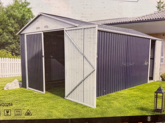 Land Honor LHR-MS1119B 20' x 12' Metal Shed