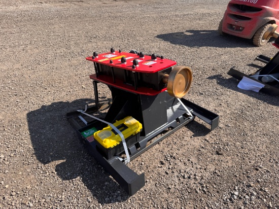 RayTree Skid Steer 680 Hydraulic Post Pounder RMPP680
