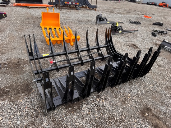 Future 72" Skid Steer Log Grabber / Grapple Bucket