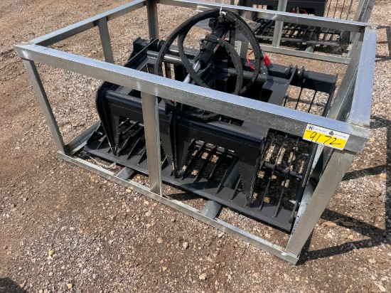 Land Honor Mini Skid Steer 44" Rock Grapple Bucket