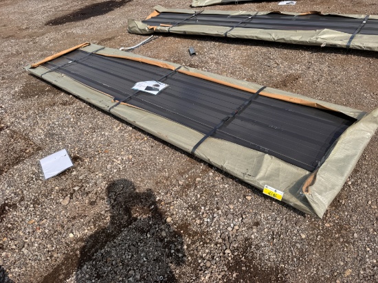 50 Sheets of 12' x 36" Steel Barn Metal, Color: Black