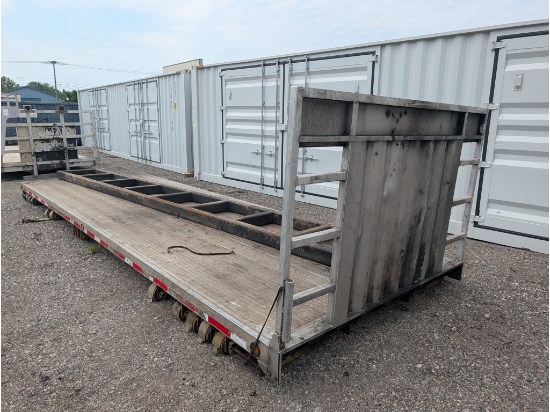 24'6" x 102" Aluminum Flatbed w/ Subframe