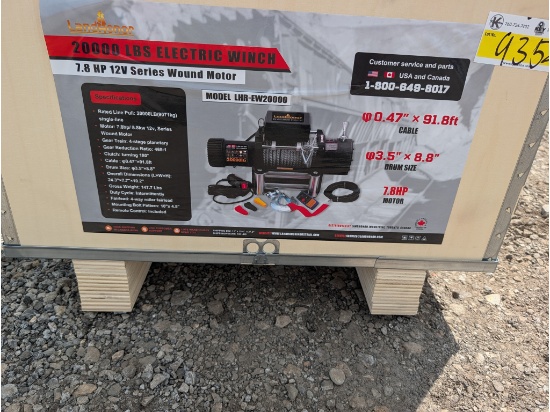 Land Honor 20k LB 12 Volt Electric Winch
