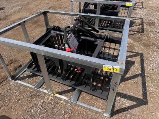 Land Honor Mini Skid Steer 44" Rock Grapple Bucket