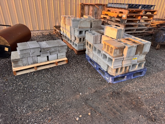 3 Pallets of Cinder Blocks