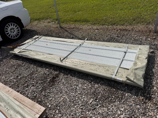 50 Sheets of 10' x 36" Steel Barn Metal, Color: White