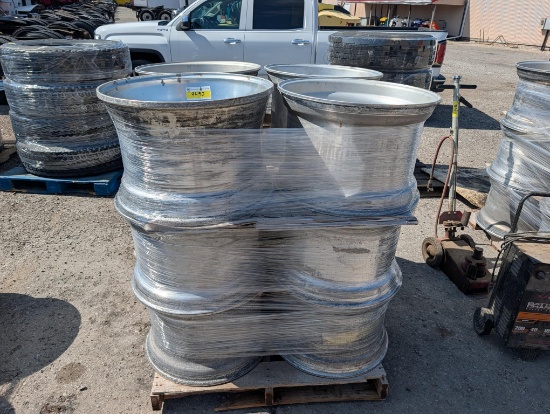 (12) 22.5x14.00 Aluminum Rims