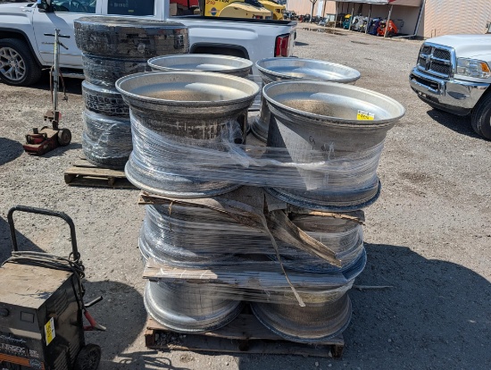 (12) 22.5x14.00 Aluminum Rims