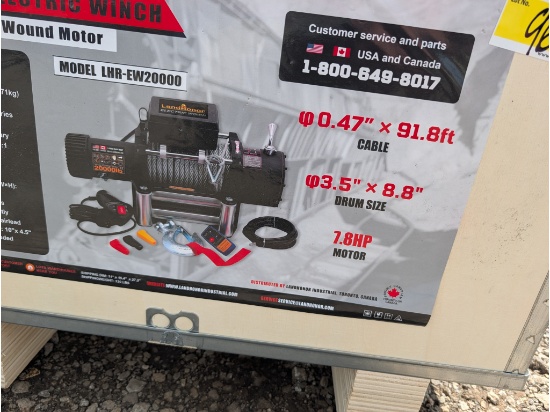 Land Honor 20k LB 12 Volt Electric Winch