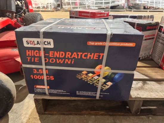 SDLanch 100 3.5 Meter Ratchet Straps No Hooks