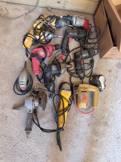 Corded Drills, Grinder, Sander