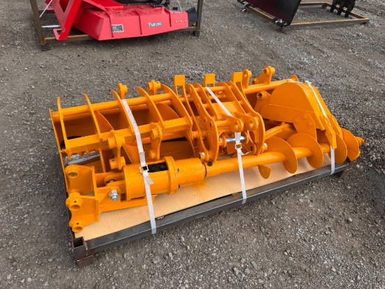 Future Cat 301 Mini Excavator 8 Piece Attachment Set
