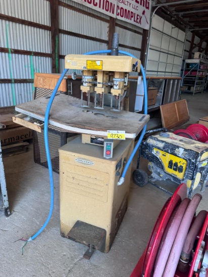 Challenge EH-3A Three-Spindle Hydraulic Paper Drill