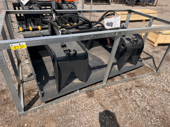Land Honor 72" Skid Steer Grapple Bucket