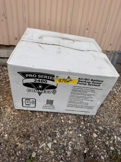 Pro Series 2400 Connect AC/DC Backup Sump Pump System