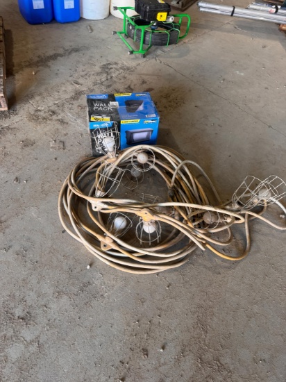 Wall Light & String Lights