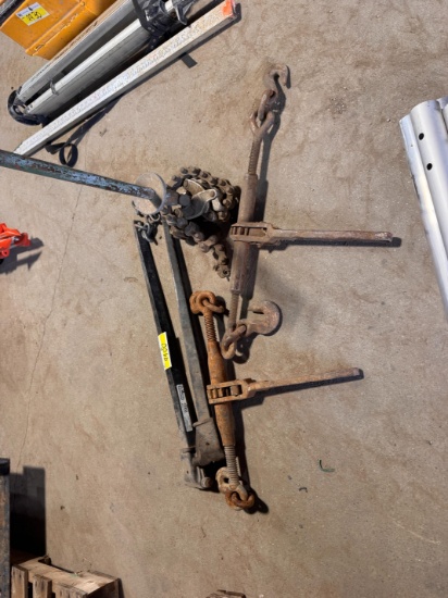 Chain Binders, Draw-Tite, Pipe Cutter