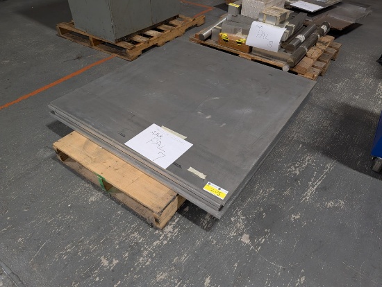 (4) 4'x4'x3/4" Aluminum Plates