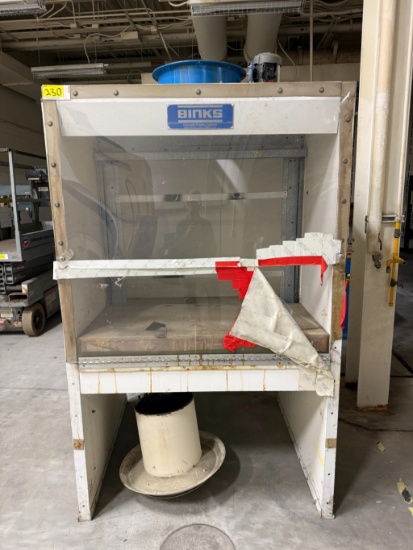 Binks Ventilation Enclosure