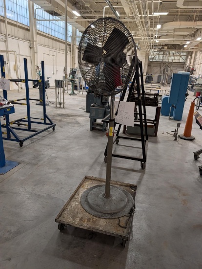 TPI 24" Shop Fan & 3'x30" Cart