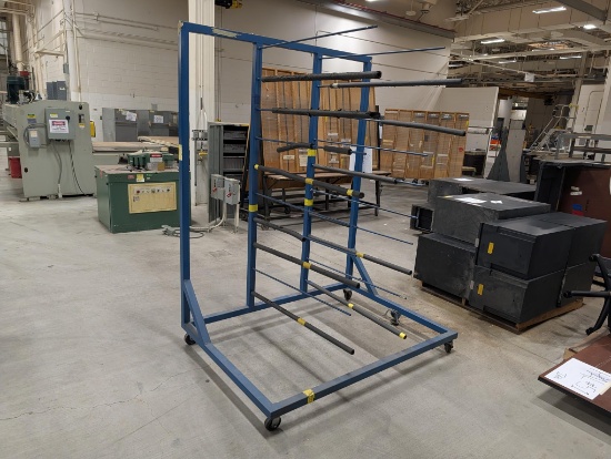 66" Rolling Material Rack