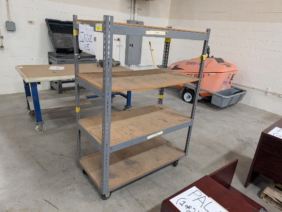 4' Rolling Shelving Unit