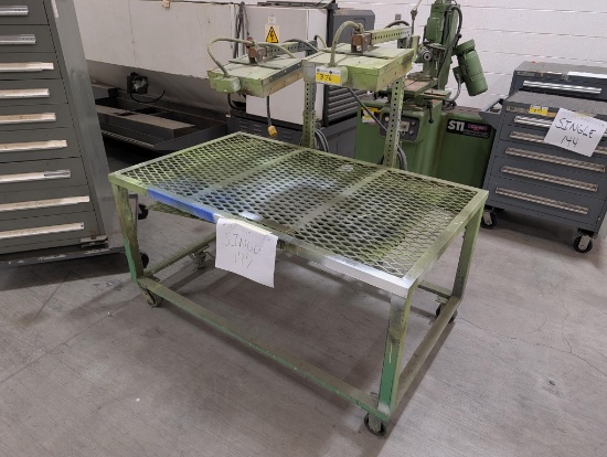 5' Steel Rolling Table W/ Lights
