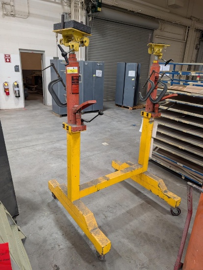 4-Wheel Double Hydraulic Jack Stand