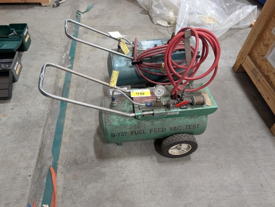 Fuel Feed Vac Test Tanks