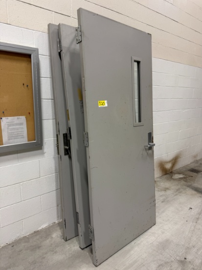 (3) 83"x36" Underwriters Laboratories Fire Doors