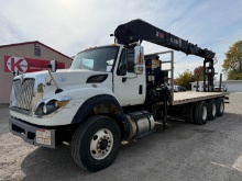 2017 International 7600 SBA Material Crane