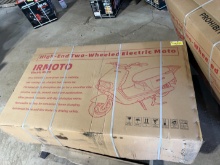 Irmoto 2 Wheel Electric Moto Moped (White)