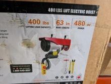 Land Honor 400 lb Lift Electric Hoist, New In Box