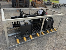 Land Honor 72" Skid Steer Rock Grapple Bucket