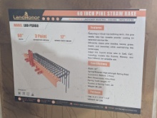 Land Honor 60" 3 Point Pine Straw Rake, New In Box