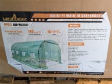 Land Honor 15' x 7' x 7' Greenhouse, New In Box