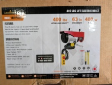 Land Honor 400 lb Lift Electric Hoist, New In Box