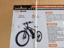 Land Honor 48 Volt 750 Watt Electric Bike, New In Box