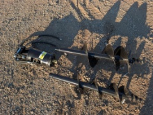 SDLanch Mini Excavator Auger w/ 12" & 8" Bits