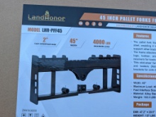 Land Honor LHR-PFF45 Pallet Fork Frame / Bale Spear, New In Box