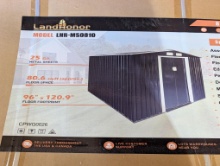 Land Honor 8' x 10' Metal Shed, New In Box
