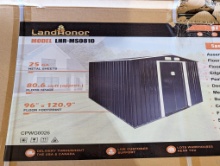 Land Honor 8' x 10' Metal Shed, New In Box